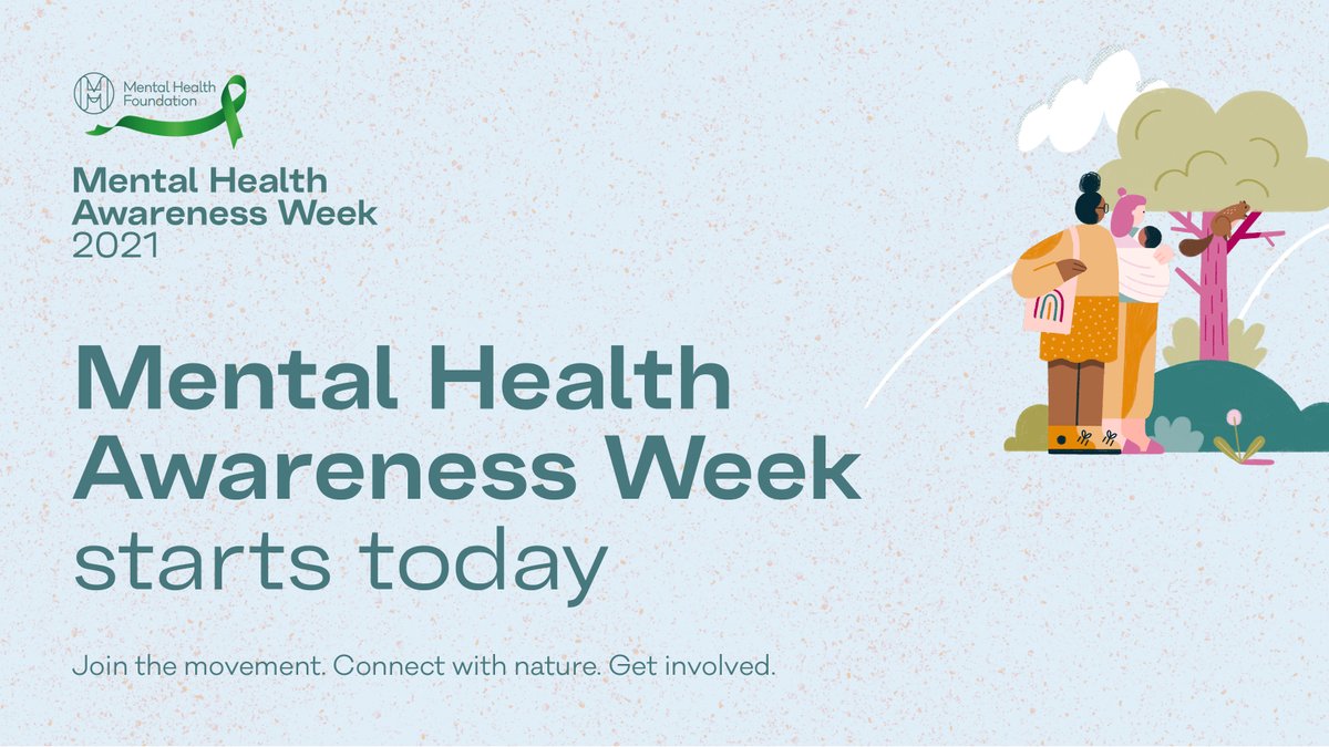 📣 #MentalHealthAwarenessWeek starts today. Help us to get the nation talking about nature and mental health. 🌳Join the movement. #ConnectWithNature. Get involved.