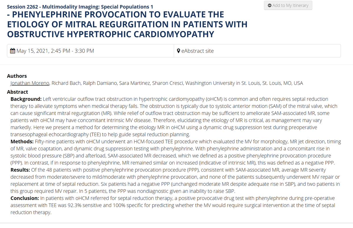 Phenylephrine use to predict who needs concomitant mitral intervention during myectomy