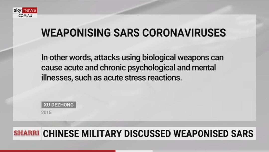 More on weaponising sars Coronoviruses.
