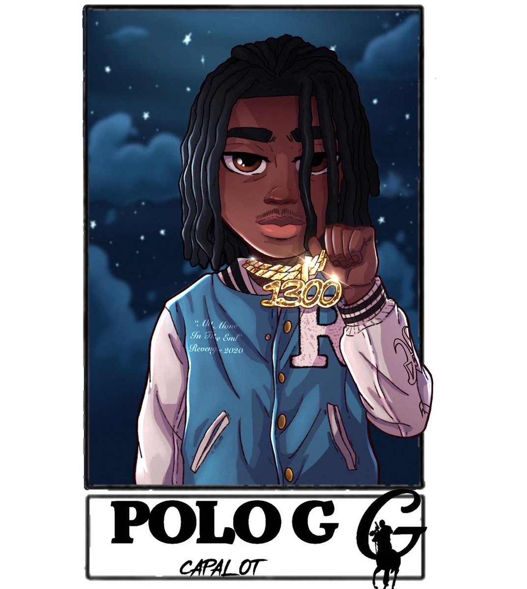 Polo G Cartoon posted by Zoey Thompson polo g anime HD wallpaper  Pxfuel
