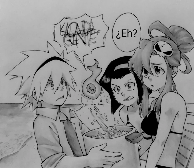 Dibujo random que hice junto a los Plebs

Soul Evans
Yoko Littner
Faye Valentine 
Y el alma de Wasapman dentro de una sopa de lentejas 