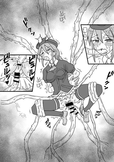 【R-18】【触手】昨日お題箱に依頼をいただいた中から触手エロ絵を描きました。お題箱はモノクロのラフな感じで描き、フルカラーイラストや漫画はskebで描くようにしていきます。ふたなりは依頼に無かったので今回は省略。ざんねん。

#R18 #エロ絵 #触手 