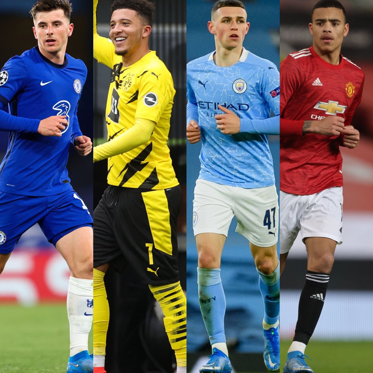 Todos son ingleses. Todos son U23. Y todos ya están destacando en la élite. POTENCIAL INGLÉS.