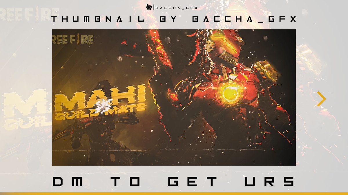 BacchaG's tweet photo. Thumbnail work done for client

Rate it out of 10 in the comment section

Support appreciated

Wants urs ?? Dm to get at cheap prices

#FreeFire #freefiredesign #youtubethumbnail #gfx #gfxdesigner #CovidIndia #COVID19India #thumbnail #graphicdesign https://t.co/EnFaX5hSo9