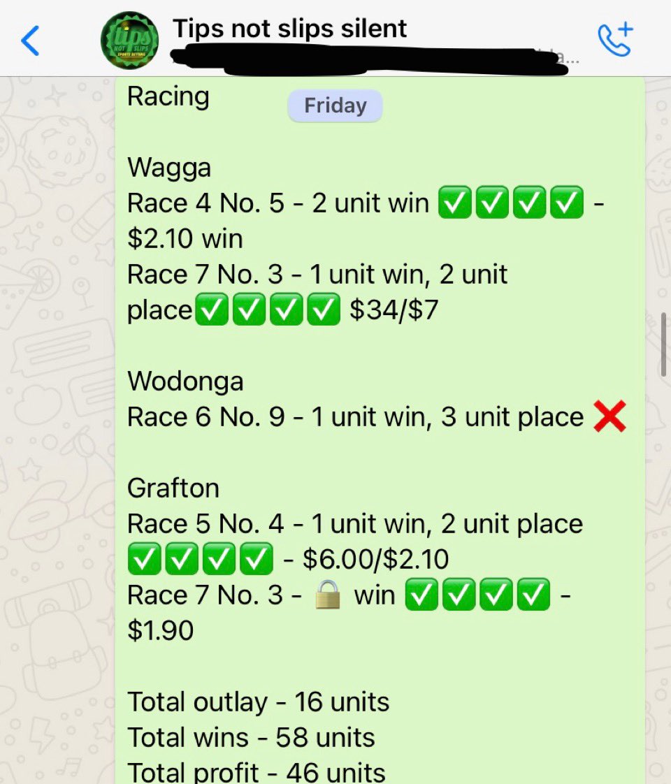 TipsNotslips's tweet photo. @SkyRacingWorld @SkyRacingAU @SkySportsRadio1 @Racing find another tipster like @TipsNotslips that’s on fire! https://t.co/GQUb8LypjG