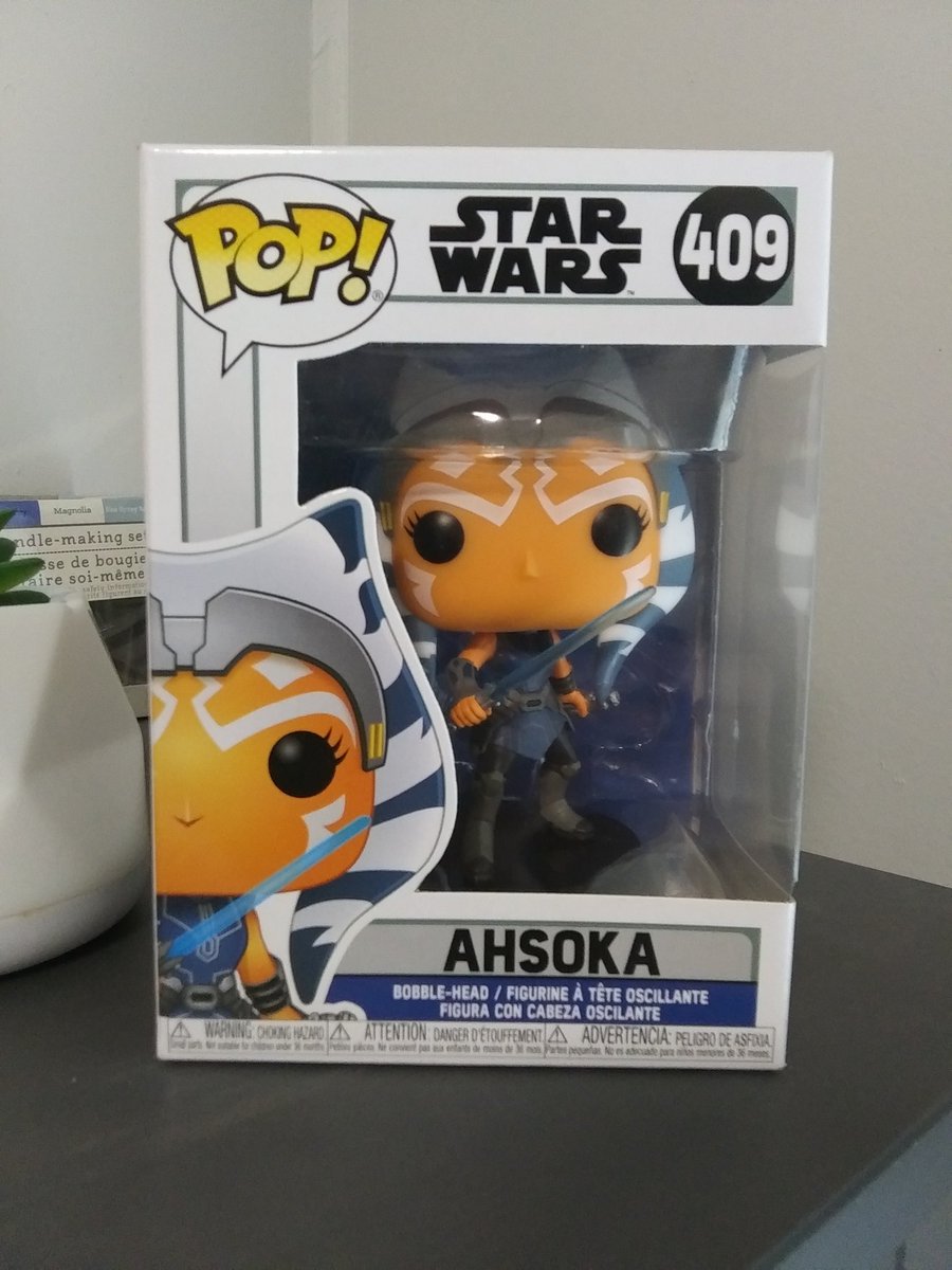 My babe Kork bought me this and gave it to me the other day when we watched season 2 of the Mandalorian! I got to see what a BADASS she is!! #Ahsoka #Mandalorian #StarWars