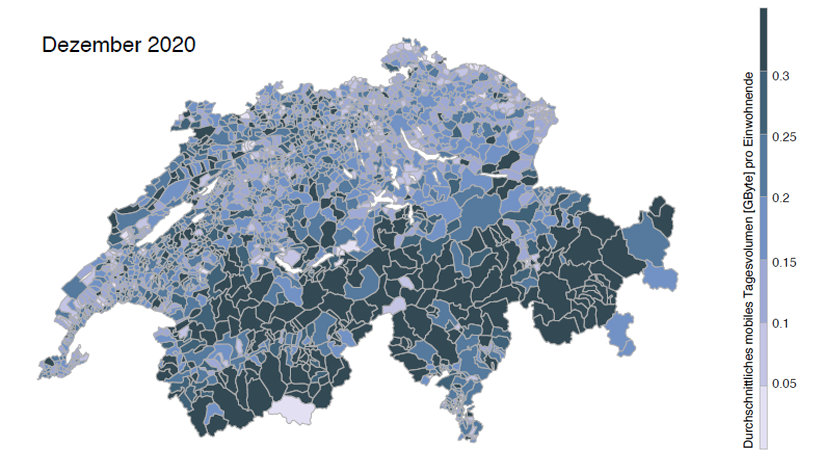 Mobilfunkdaten sind vor allem für alpine Regionen und ländliche Gebiete wichtig: Der durchschnittliche Verbrauch ist in diesen Landesteilen am höchsten. Das rasche Datenwachstum bringt die Mobilfunknetze an ihre Grenzen. Zur Studie: succesuisse.ch/studie-mobile-… #5G