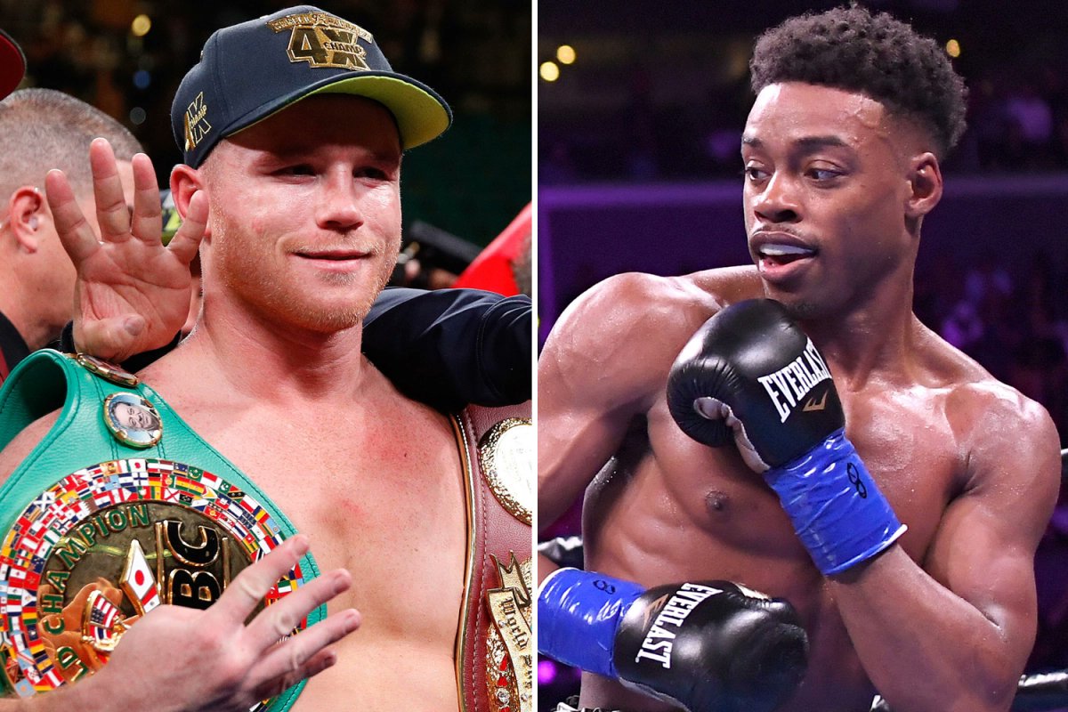 ManoukAkopyan's tweet photo. Canelo Alvarez vs. Errol Spence Jr.

80,000-plus fans at AT&amp;T Stadium in Dallas.

Is that the most desirable and commercially successful bout that can be made in boxing today? Are you intrigued by the fight? 

If not, answer with your alternative matchup. https://t.co/AoGmhmbI1q