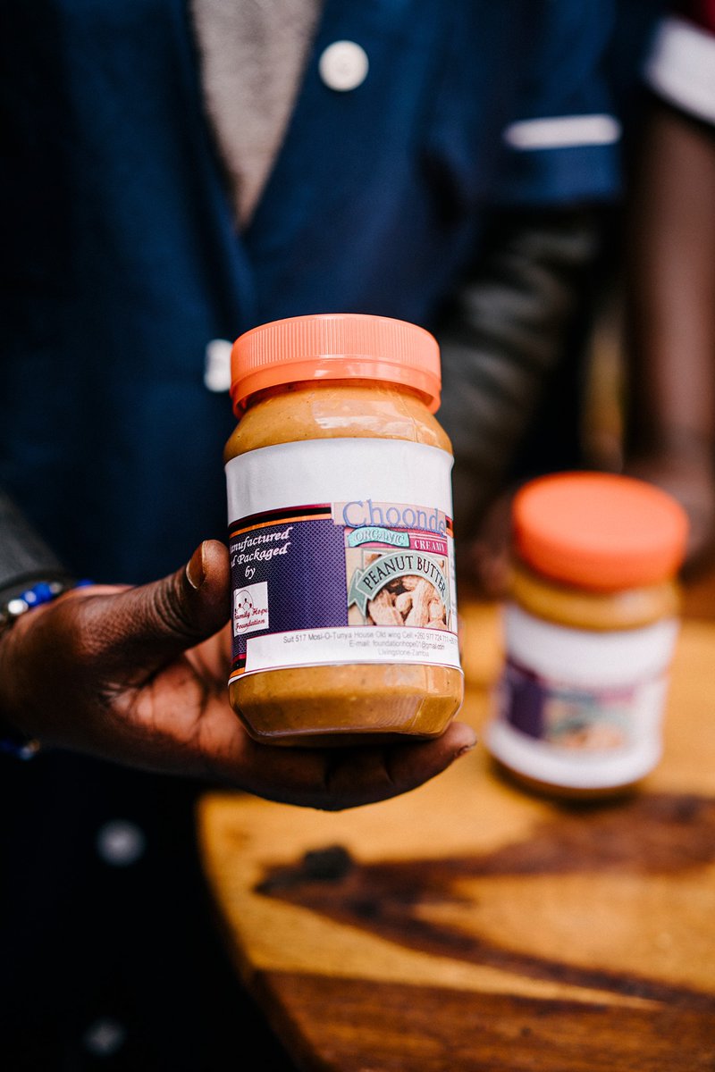 Have you heard about our Libuyu Women's Peanut Butter project?

This project empowers women and their children by providing the equipment and marketing skills they need to produce delicious artisanal peanut butter to sell.#sustainability