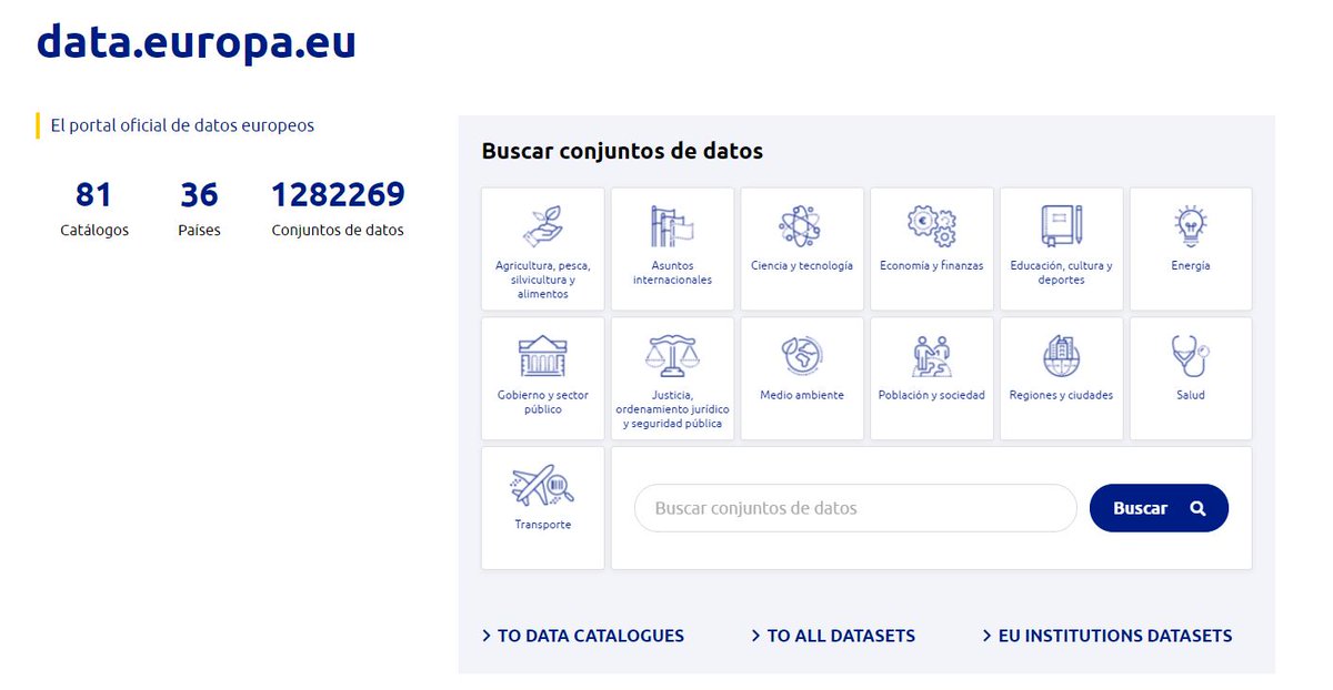 jovegm's tweet photo. El nuevo portal de datos abiertos de Europa,  unifica el acceso a los #datospúblicos de toda Europa, hasta ahora accesibles a través de los portales EUOPD y EDP.

#opendata #DatosAbiertos 

https://t.co/WNdnu17Ykt https://t.co/C74WrK44JR