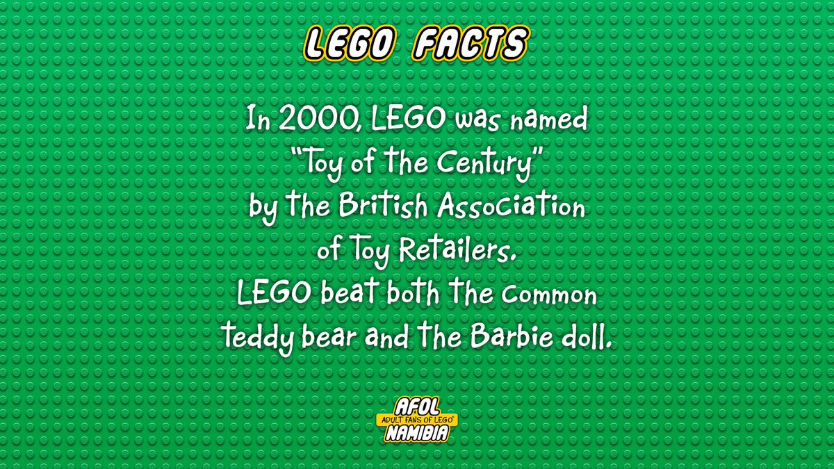 AFOLNam's tweet photo. LEGO fact of the day!
#LEGO #FOTD #AFOL #legofan #LegoFacts #legolife #brickcentral #legobricks #AFOLNamibia https://t.co/1TnxFdq8sl