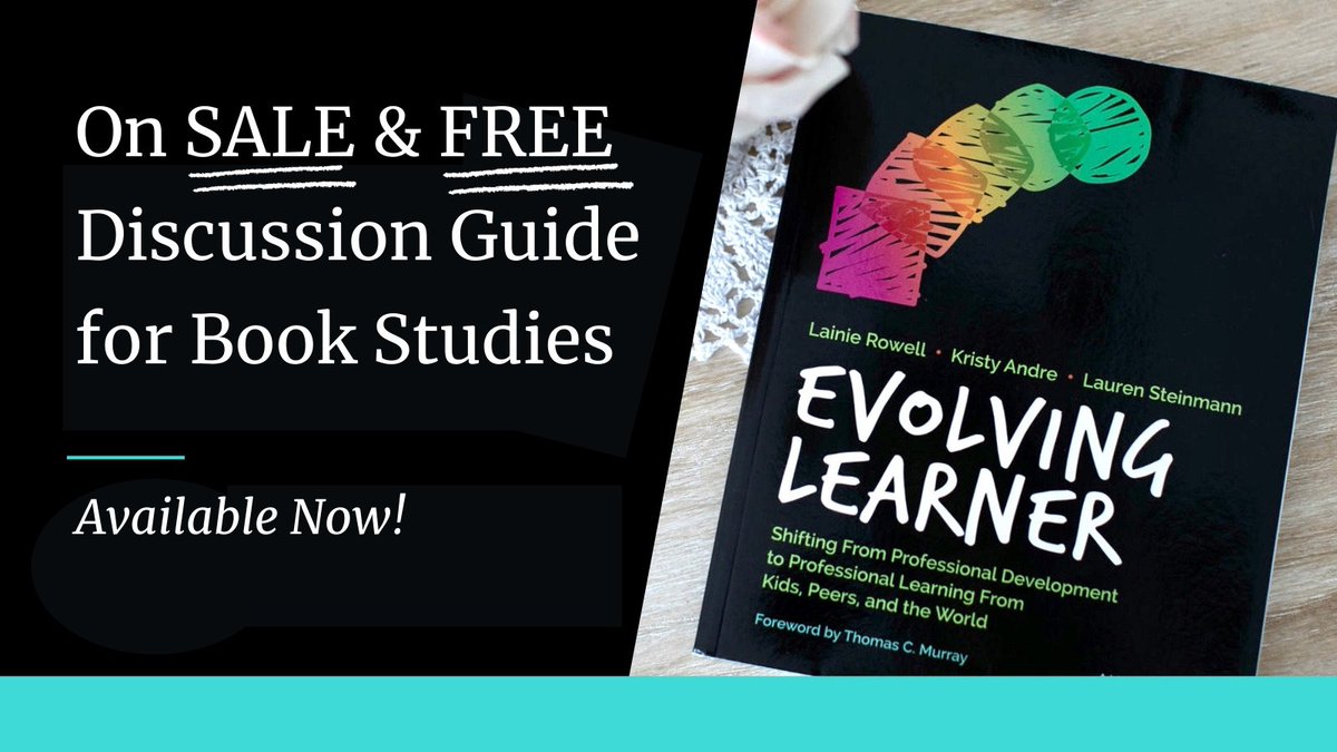 #EvolvingLearner is on sale at Corwin! 🙌🏼

Celebrate Teacher Appreciation Month with 30% off + FREE shipping! Use the promo code: HERO 
📚➡️ us.corwin.com/en-us/nam/evol…

Download the free discussion guide today! ⬇️
drive.google.com/file/d/1JLxArV…
<a href="/LainieRowell/">Lainie Rowell</a> <a href="/drkristyandre/">Kristy Andre, Ed.D.</a> <a href="/LaurenMStein/">Lauren Steinmann EdD</a>