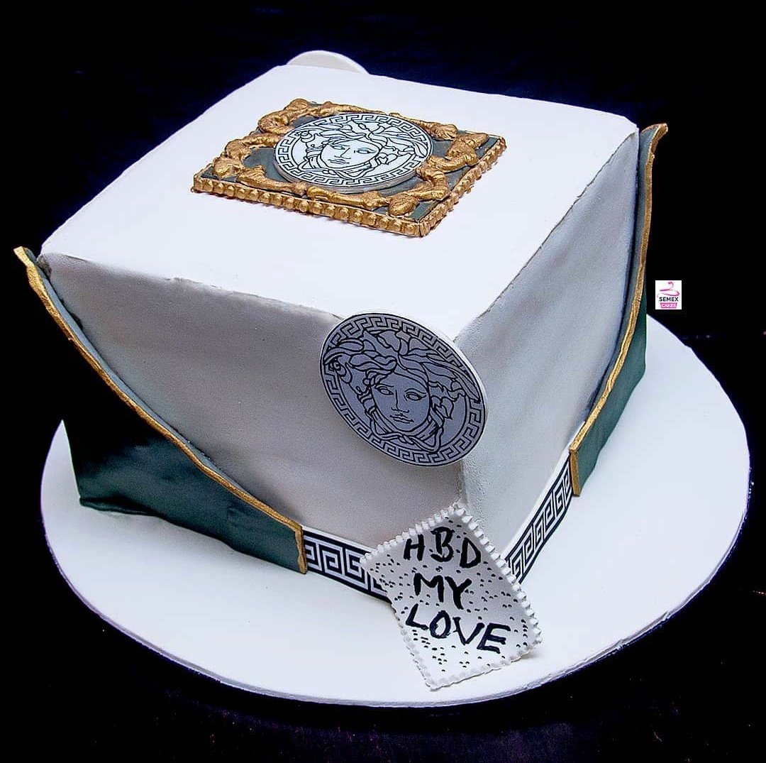 Versace 6 inch Printed Cake/Cupcake Topper Edible Icing (Custom Order) |  eBay