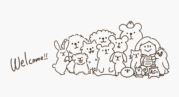 ビーニーという男の子以外は、動物しかでてこない(たまに宇宙人)お絵描き部屋です。みんな名前があります♪
まだまだ増えるかな。増えたら名前覚えられないかな。お披露目はゆるやかめ♡
よろしくお願いします☺︎   
nobuko 