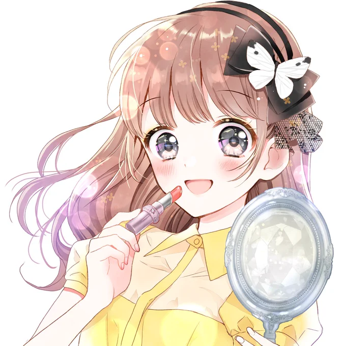 #メイクの日

最近のメイクのイラストです🥰 