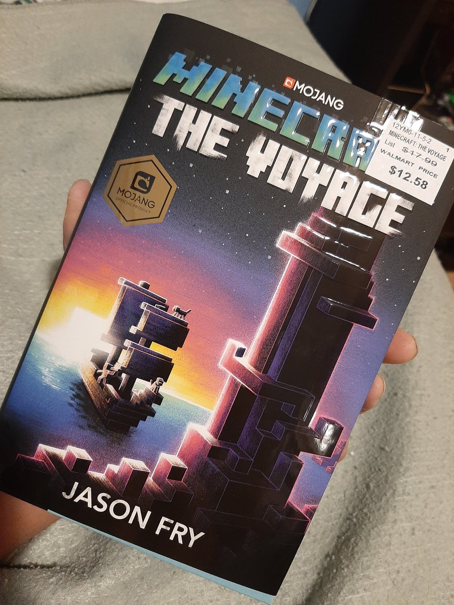 Sammystarfire81's tweet image. Just finished this book tonight excellent story telling loved it #Minecraft #MOJANG #Minecraftbooks