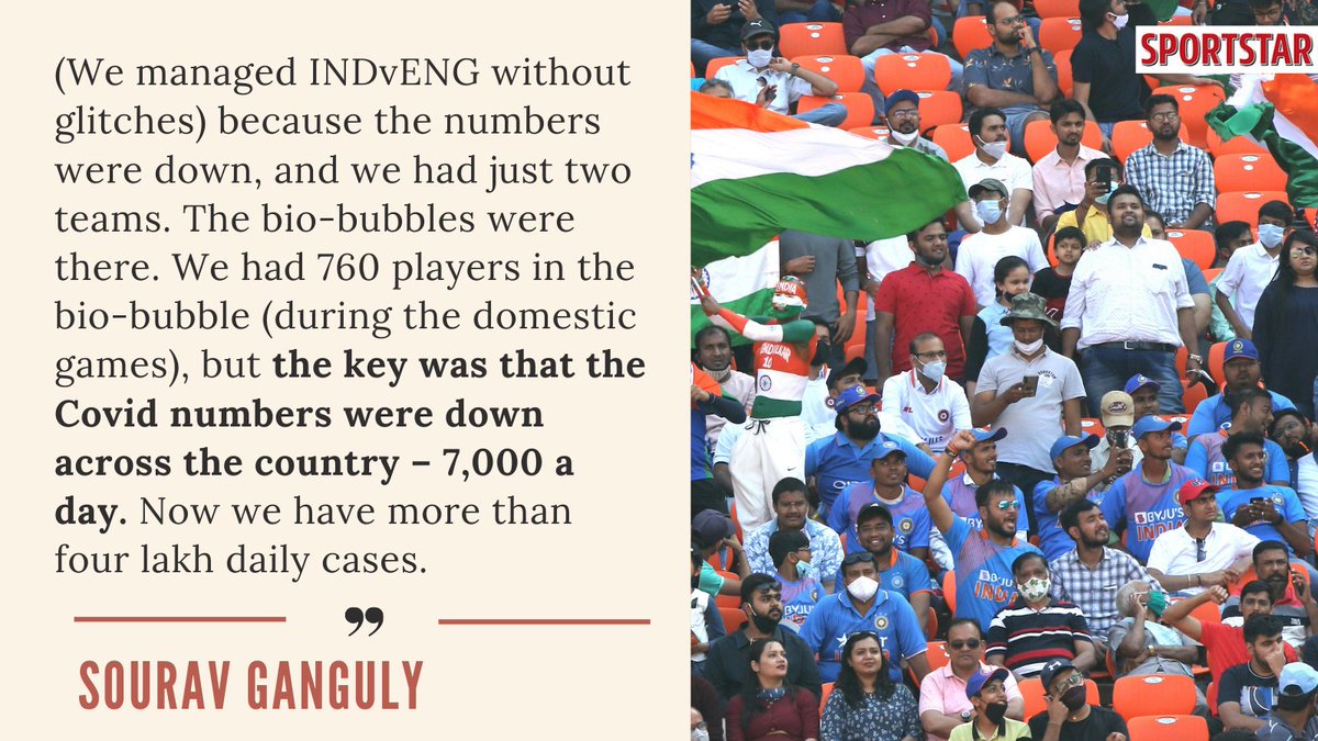 3.  #INDvENG and the Indian domestic season went without glitches. What's the biggest difference between these and the  #IPL2021   experience? Read the full interview here   http://bit.ly/3ev9m4e   #IndianCricket |  #COVIDIndia