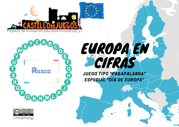 CastilloJuegos's tweet photo. #FelizLunes Para celebrar #EuropeDay2021 #DiaDEuropa #DiaDeEuropa2021 🇪🇺 os proponemos un nuevo reto: un juego tipo #Pasapalabra llamado #EuropaEnCifras creado con datos de la @ComisionEuropea y #QuExt Descarga desde nuestro blog de #InnovaEx20_21 https://t.co/pQnkn01xnm https://t.co/O6wspRkIvA