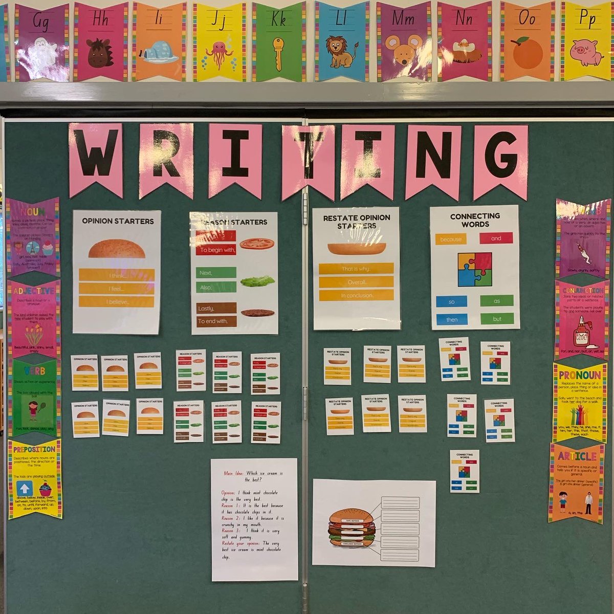 serratoreelissa's tweet photo. Walls that teach 🙌 

Every KLA wall is interactive and useful. Mini poster cards allow students to pull and use resources whenever they need to. https://t.co/FNTSKXmTxX
