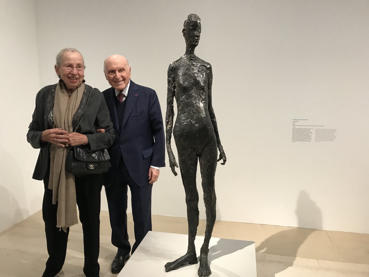 Dominique Gagneux, directrice des lieux a quitté le musée d'art moderne de la ville de Paris en 2018 pour se lancer ce nouveau challenge, installer une collection privée, celle de Léon et Martine Cligman.