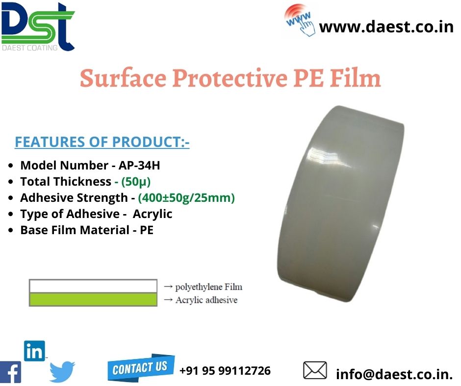 👉Surface Protective PE Film Manufacturer
  daest.co.in
 contact us : +91 95 99112726
 #Acrylictape #PE #surfaceprotectionfilm  #manufacturer #supplier #Noida
🌐daest.co.in/surface-protec…