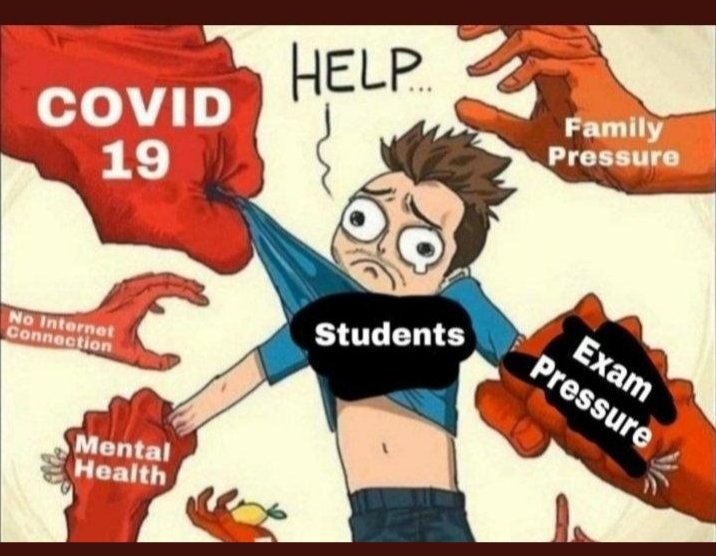 SubhamK96780493's tweet photo. This shows the situation ,how students are going through.
#saveboardstudents 
@DrRPNishank 
@EduMinOfIndia https://t.co/FxveIg8GQC