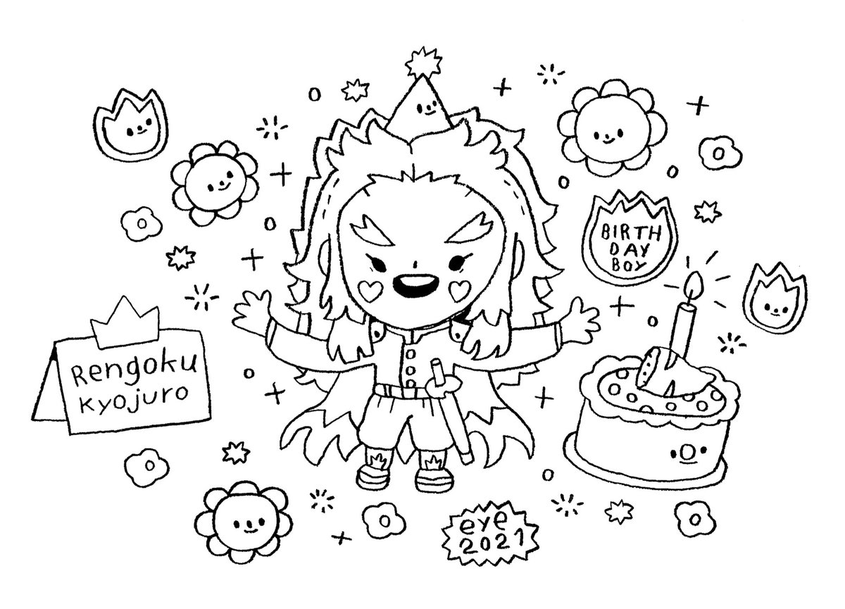 🔥🎂
#煉獄杏寿郎生誕祭2021
#煉獄杏寿郎誕生祭2021 