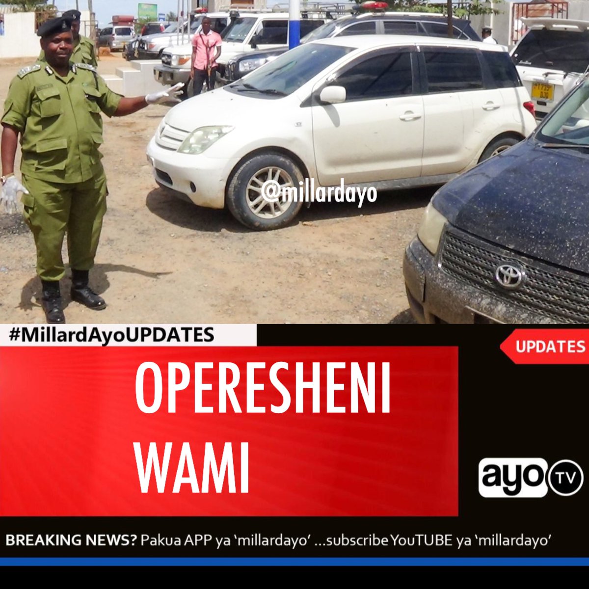millardayo's tweet photo. Polisi nchini wamefanya operesheni maalum ijulikanayo kwa jina 'Operesheni Wami' ikishirikisha Mikoa minne ya Tanga, Pwani, Morogoro na Mkoa wa Kipolisi Kinondoni kwa muda wa siku 45, wamekamata malighafi za kutengeneza pesa bandia, magari 4 na pikipiki 7, silaha, ng’ombe 132 n.k https://t.co/gBZOXNzWHX