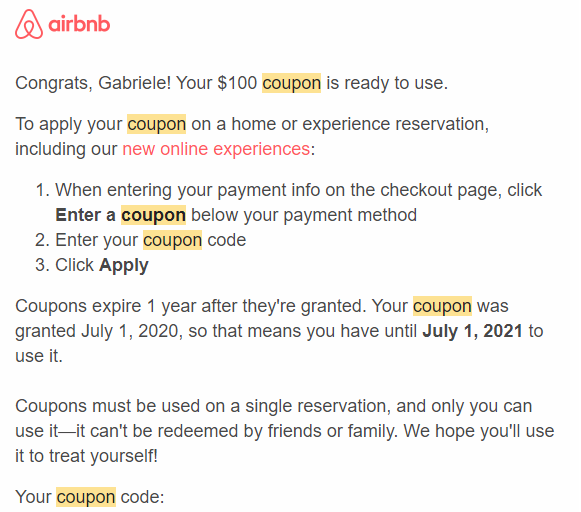 leletp's tweet photo. @Airbnb @airbnb_it @bchesky I received a $100coupon for being a superhost.I used it to book a stay, but I needed to cancel it as I'll have my vaccine dose on that day.Just now I discover that I can't reuse it!No info provided upfront!Is this the way Airbnb rewards his Superhosts? https://t.co/QHJweWMcOu