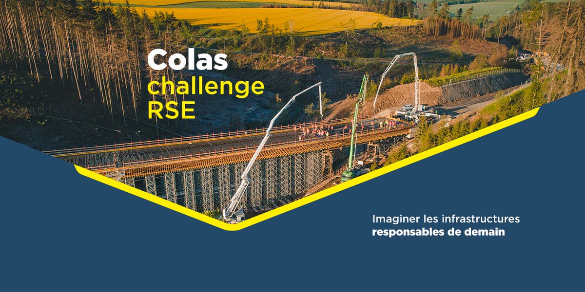 Tu aimes les défis responsables ? Rejoins le premier challenge d’open-innovation organisé par @Colas en partenariat avec @Agorize sur le thème des infrastructures responsables de demain. 
Soumets ton idée et remporte de nombreux lots ! 
Pour participer : agorize.com/fr/challenges/…