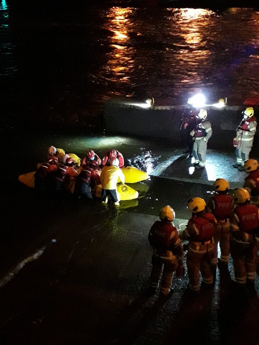 LondonFire's tweet photo. Firefighters have assisted partner agencies after a minke whale got stuck in the River Thames at #Richmond last night. The whale is now being assessed by marine specialists https://t.co/pNfDwzadl0 https://t.co/arbvypkl8Q