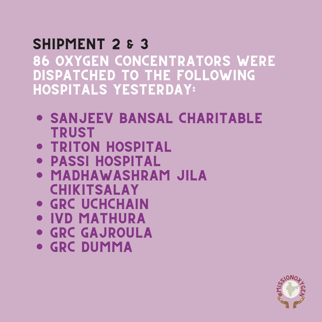 india_oxygen's tweet photo. Donation Update - #MissionOxygen https://t.co/68lfnHbWDk