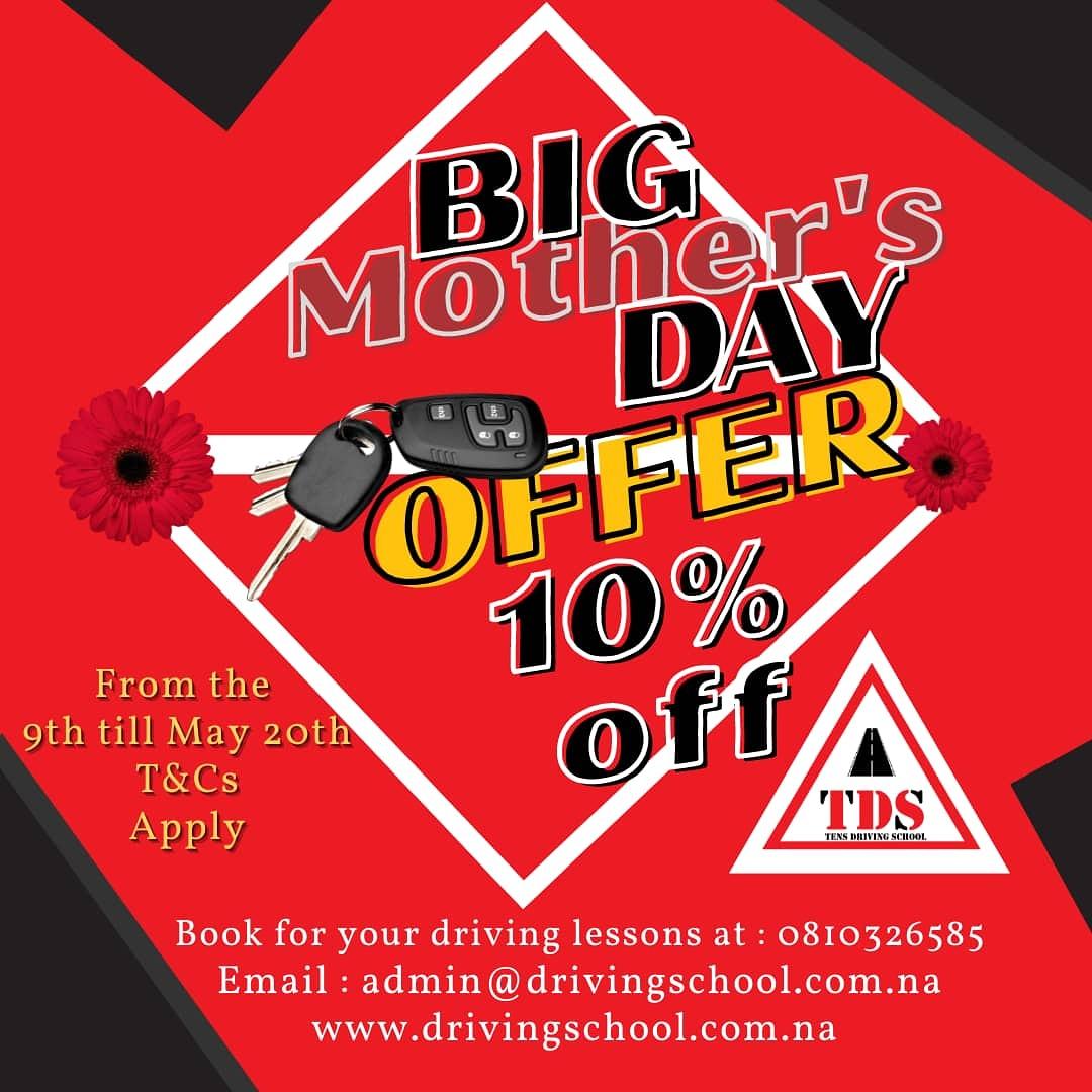 TDSnamibia's tweet photo. Hi there 
✨Special offers ✨
Don't miss out on this discount
Hurry while it lasts
Book now 
0810326585
💃🏽💃🏽💃🏽💃🏽💃🏽💃🏽💃🏽
#motherspecial
#driverlicence
#drivingschool
#windhoek https://t.co/aeCZhVpjMl