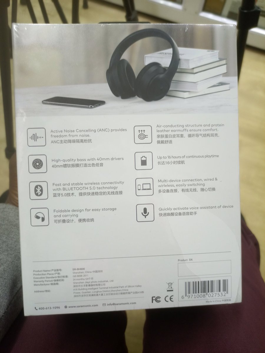 EnochCheruiyot8's tweet photo. Saramonic sound Noise wall
SR--BH 600 wireless Active Noise cancelling Headphones 🎧

Brand New sealed with warranty
CALL or text whatsapp 0704693404
Kshs 13400
Cs Mogoha #KCSE2020 #CAMON17Launch 
June RUTO manchester united https://t.co/urtAtIoVGN