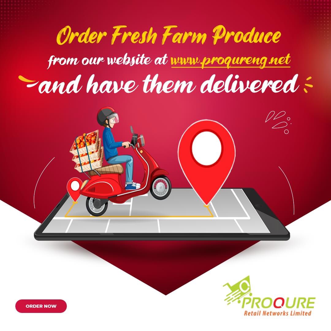 proqureng's tweet photo. Purchase of foodstuff made easy!  Reduce the hassles involved in going to the market to purchase foodstuff. 

Visit https://t.co/KpuaC0wTzU 

#proqureng #retailers #eradicatehunger #groceryshopping #fooddiary #retailmarketing #grocerygetter #SDGs https://t.co/YC0oFUfl5A