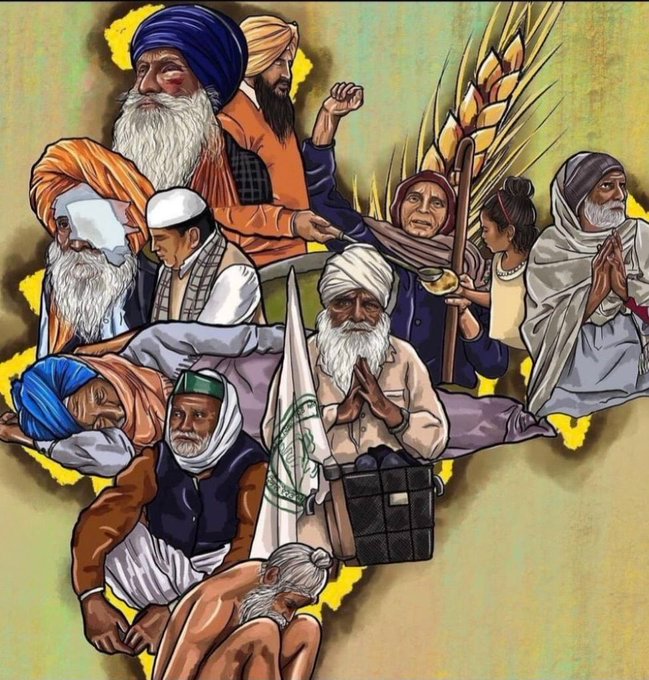 AmitsinghPb's tweet photo. I strongly support this hashtag.

#मैं_भी_किसान
#IndiaWithFarmers https://t.co/vyHLz0psuS
