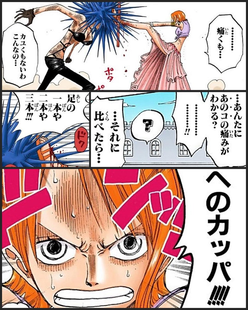 Twitter 上的 まな 敵幹部を相手に怯むことなく立ち向かい 勝利を収めてきたナミ その底力の秘訣は 同性の仲間 と 子供の存在 今週の ワンピ T Co W2nptrcai0 Twitter