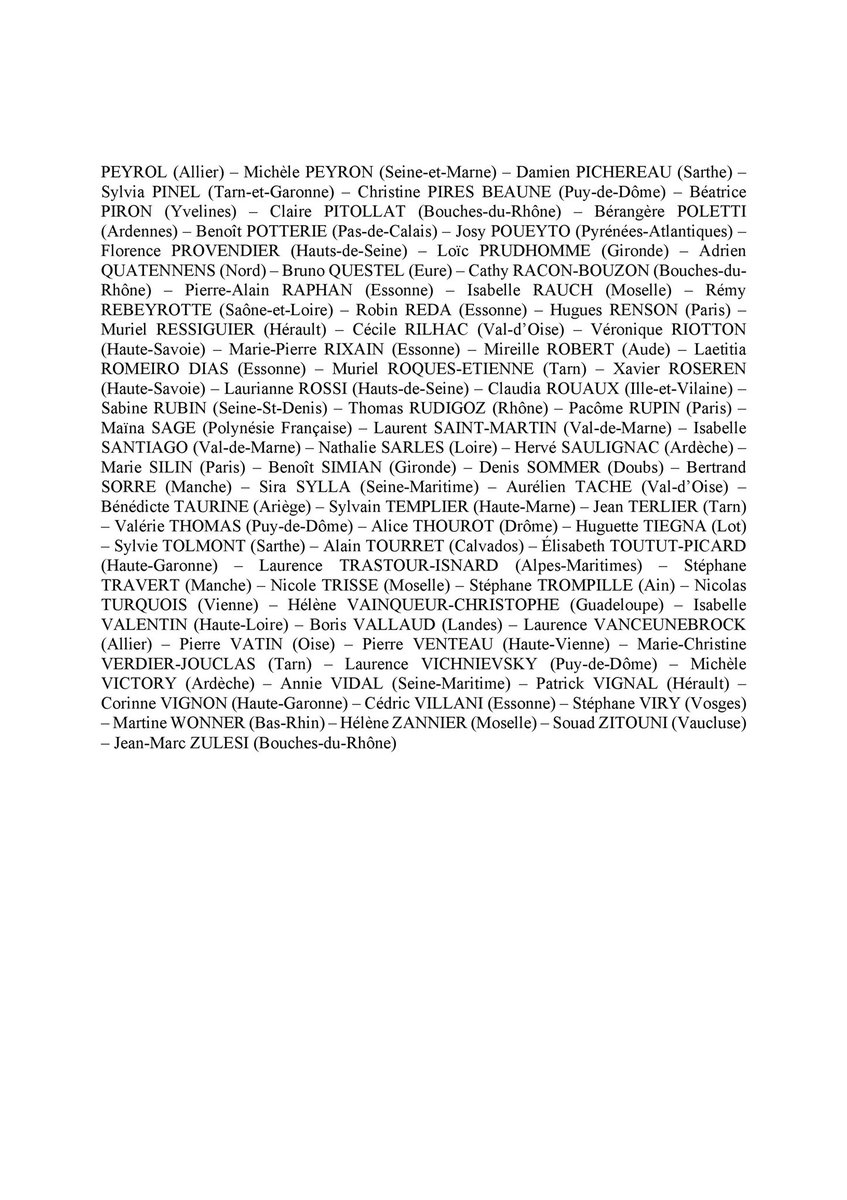 Nous sommes 296 députés de tous les bancs de l'<a href="/AssembleeNat/">Assemblée nationale</a> à demander la poursuite des débats sur la fin de #vie.

L'obstruction parlementaire qui a empêché l'examen d'un texte sur ce sujet de société le mois dernier ne doit pas nous empêcher de débattre, bien au contraire ! 🏛