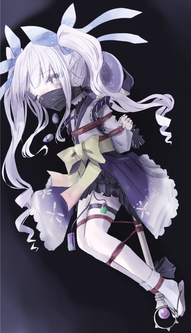 お題箱より、プリコネのキョウカちゃんを緊縛しハンカチで鼻まで覆う猿轡でローターでいじめられ#odaibako_kotogi2355  衣装含め可愛いですなぁこのコ(ぉ 