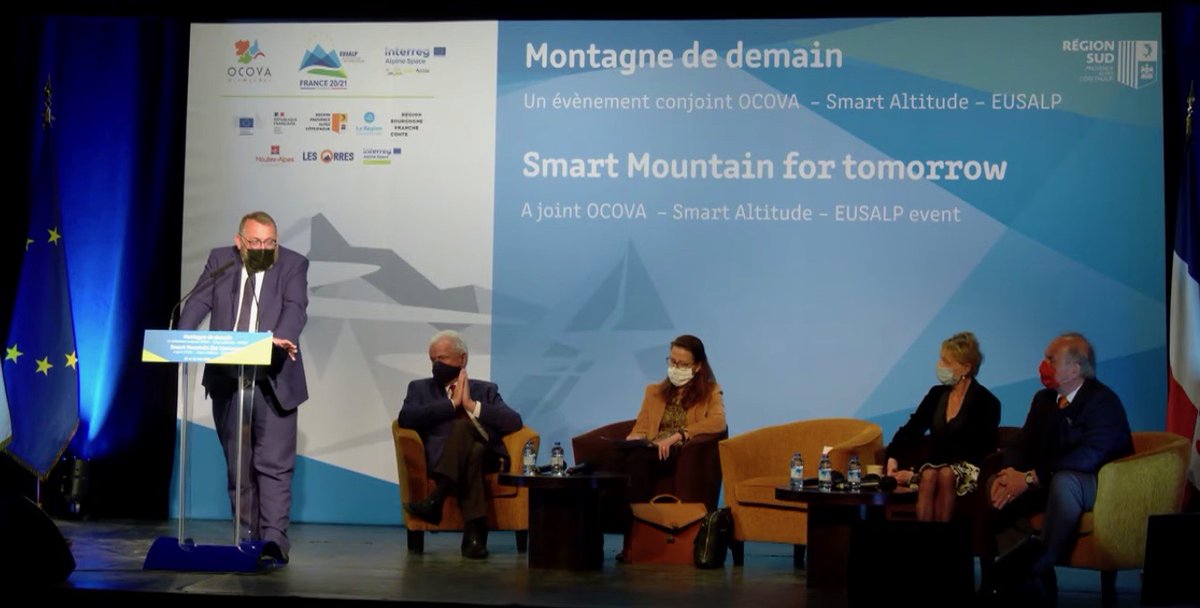 Following the <a href="/AltitudeSmart/">Smart Altitude</a> Final event!
Implementing low-carbon policies in winter tourism regions.

Joël Giraud, secretary of State in charge of rurality, says that territorial engineering is the Key to the development of #mountain territories.