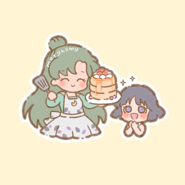 「黒髪 ホットケーキ」のTwitter画像/イラスト(古い順)