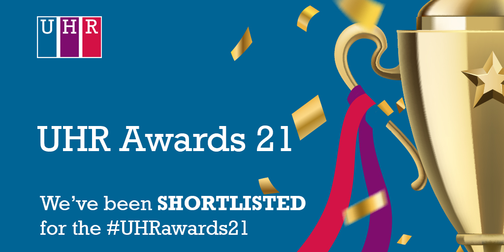 The University has been shortlisted for a UHR Award for Excellence in HR 2021! Our initiative 'using the golden thread to unleash high performance' recognises the work we have been doing to facilitate our shift towards a culture of high performance. #UHRawards21 #derbyuni