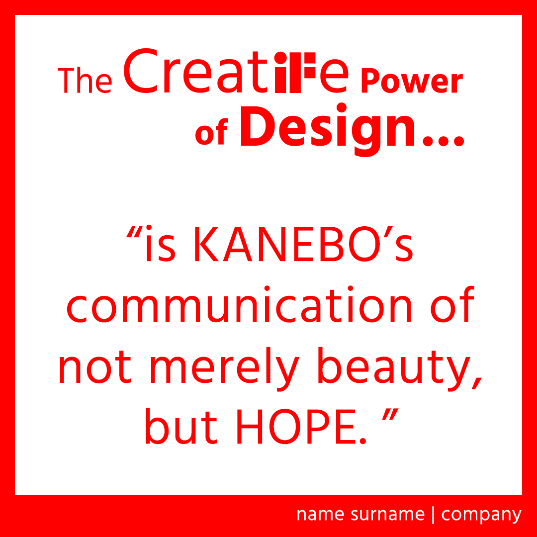 kaneboofficial's tweet image. The creative power of design is KANEBO’s communication of not merely beauty, but HOPE.

KANEBOは単なる美しさではなく、希望を発信するブランドへ。

#creativepowerofdesign
#ifdesignaward2021
#ifdesign
#IHOPEKANEBO
#KANEBO