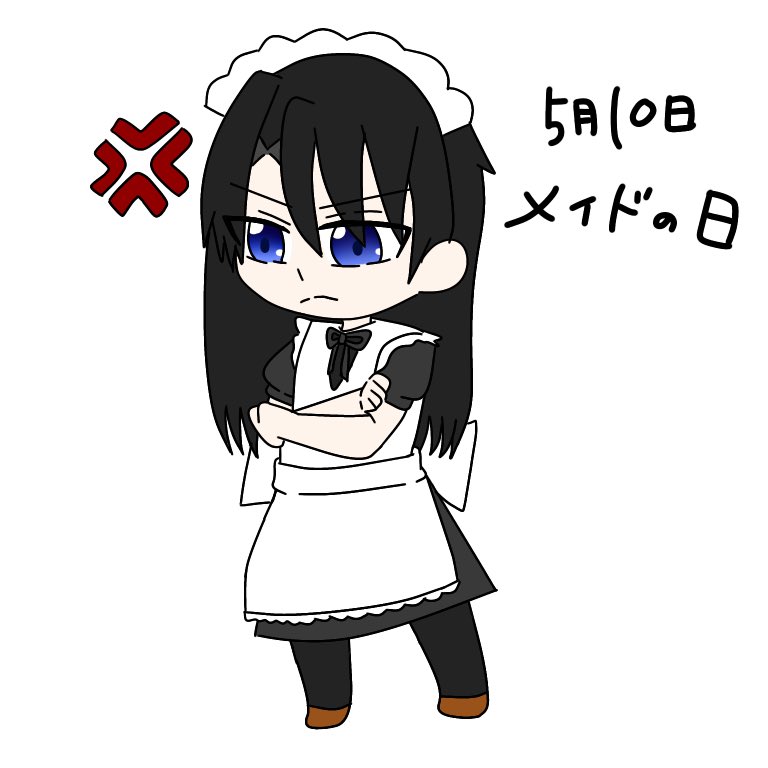 紗々 矢神匠誕生感謝ウィーク21 いみちぇん メイドの日 今月2回目の矢神くんのメイド服 笑 デザインは今回のオリジナル 11巻の挿絵見たときは女の子にしか見えなくて可愛い 明日の誕生日の絵間に合いますように T Co Qs3tqn3dab