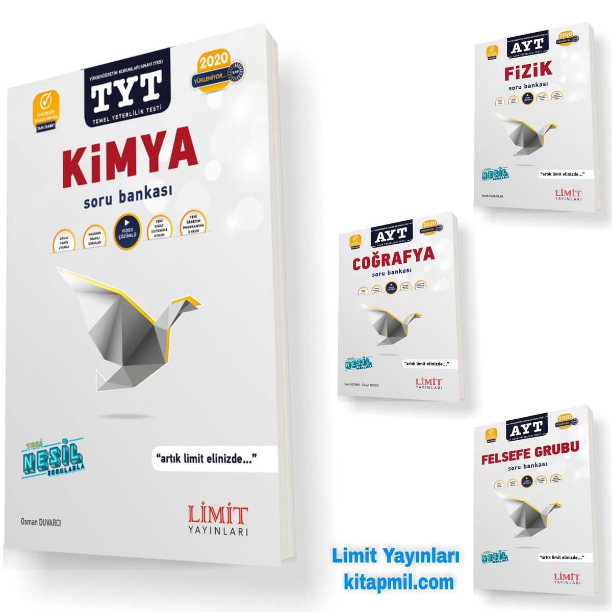 kitapmil's tweet photo. Sınavlara hazırlanan veya okuldaki derslerinde başarı isteyen öğrenciler için Limit Yayınları tüm kitapları https://t.co/LYmLqJ2XhN'da! En uygun fiyatlarla.
İndirim Fırsatları için Web sayfamızı ziyaret ediniz!
#yks #yks21 #yks2022 #yks2021tayfa #tyt #ayt #meb #osym #tytalks21 https://t.co/GqPRbhMw2c