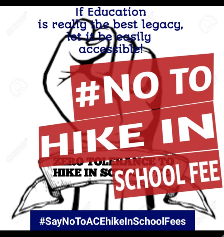 Oladasilva12's tweet photo. I chose a federal school so that my school fees won't affect my siblings fees but my school says no, that I have to pay as if I'm in a private institution....... E Sanu awon obi mi oooo
#SayNoToACEHikeInSchoolFees https://t.co/QY8BPF8nay