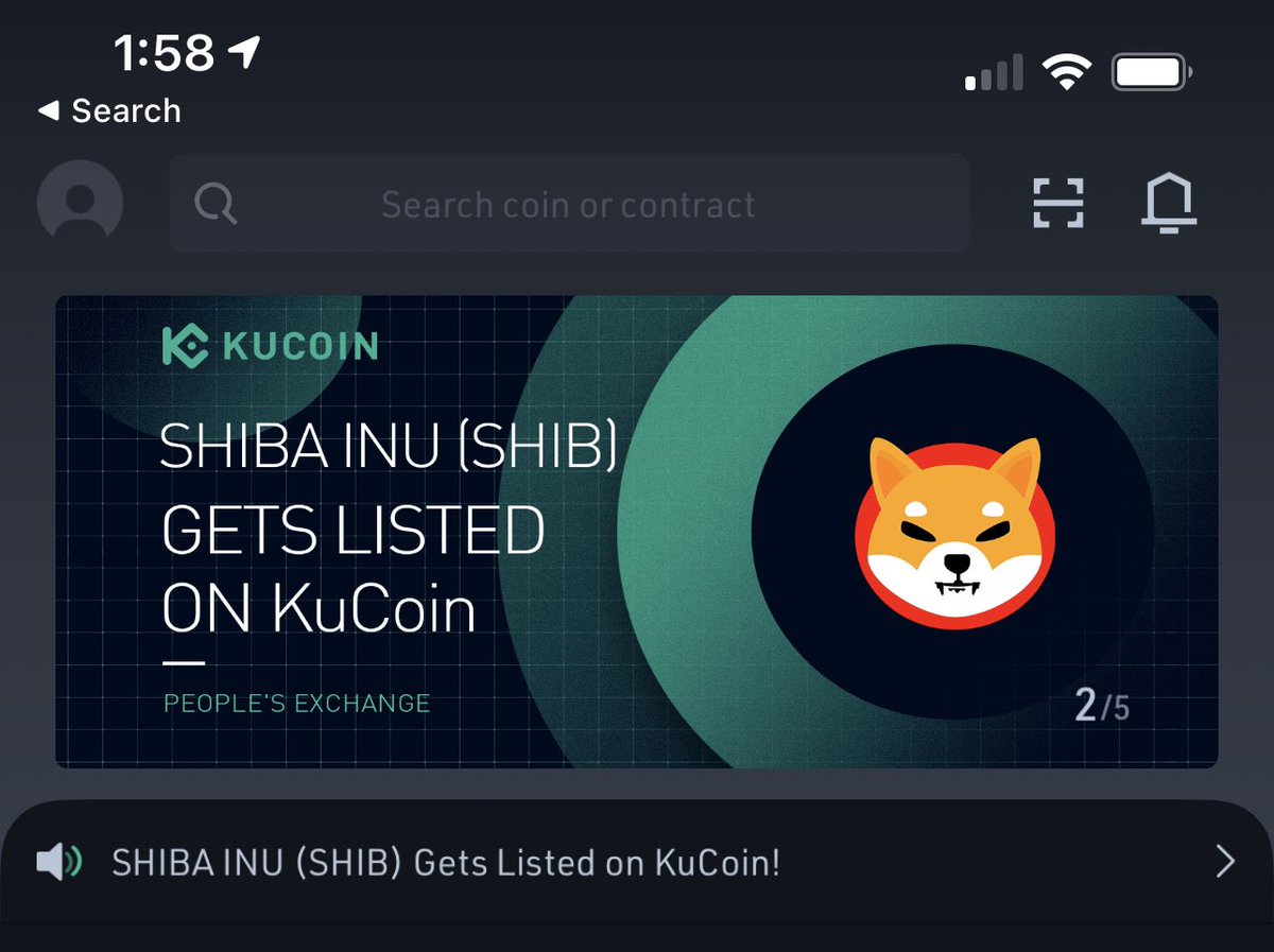 teeMilly_'s tweet photo. They really just snuck $SHIB.x to be listed on KuCoin. 😅 It’s gonna be a good day #SHIBARMY! Refereal: rJ43JPN https://t.co/YCxXaSOwVC