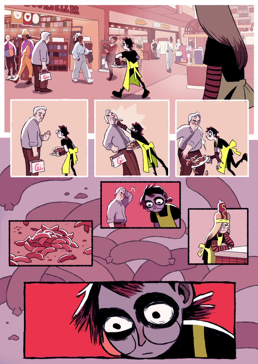 Guess who was in a podcast Big Bang!? Me!! And I got the honor of making art for Sugar's Brimstone Valley Mall fic "Throw My Dead Body In The Dumpster Behind Weiner World When I Die"! And let me tell you... it's a delight.

https://t.co/V2i3YFubTa 
