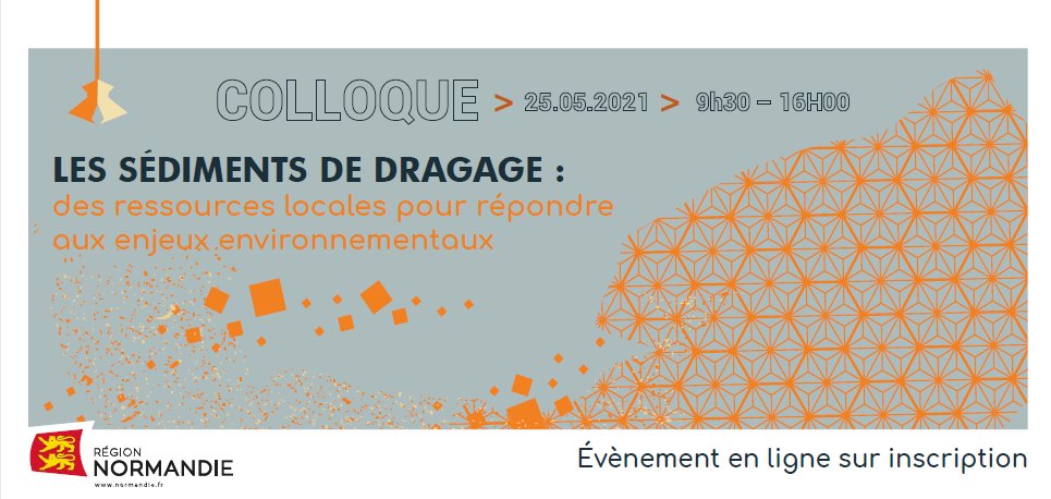 📢 25/05 : COLLOQUE VALORISATION DES SÉDIMENTS DE DRAGAGE : 3 tables rondes, 3 ateliers participatifs pour tout connaitre sur ce matériau aux qualités insoupçonnées
👉 neci.normandie.fr/actualites/col…