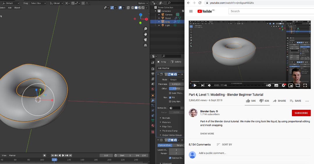 FabLabDevon's tweet image. Barnstaple FabLab has told you about Blender Guru before but seriously check him out on Youtube as the tutorials are easy to follow and free. What better way to dip your feet into Blender 2.9

#beginner3d #3dblender #blendertutorials